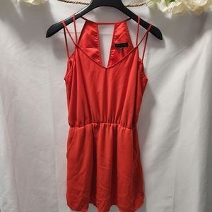 Banana Republic Red Sleeveless Keyhole Neck Strapped Dress Size 6